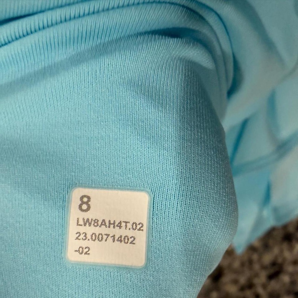 Lululemon Court Rival High-Rise Skirt Long Cyan Blue LW8AH4T Size 8 - Picture 5 of 5